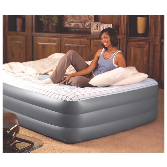 Coleman Premium Quickbed Double High PVC Queen Airbed Mattress w/ Built