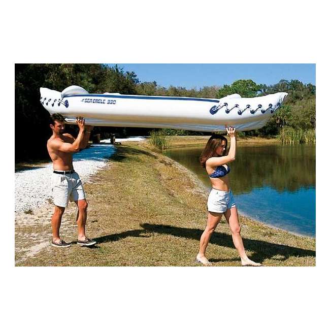 Sea Eagle SE330 Deluxe 2 Person Inflatable Sport Kayak SE330KDELUXE