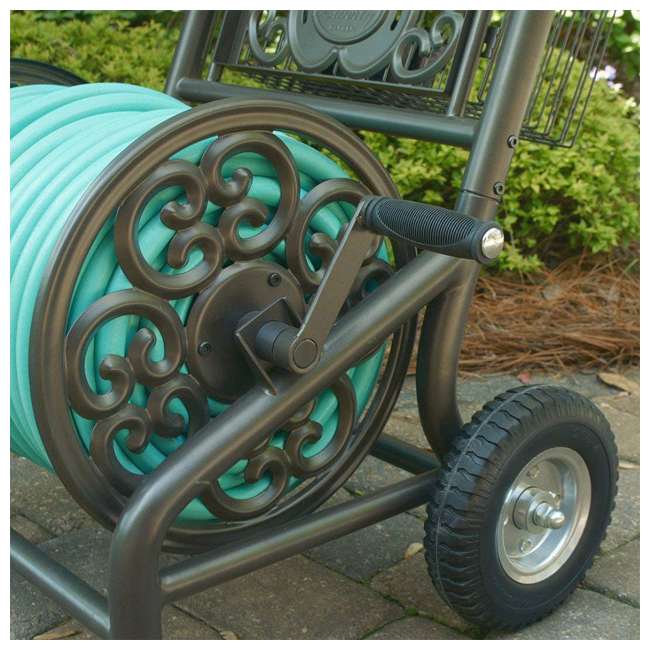 Liberty Garden 301 2Wheel Decorative Water Hose Reel Storage Cart