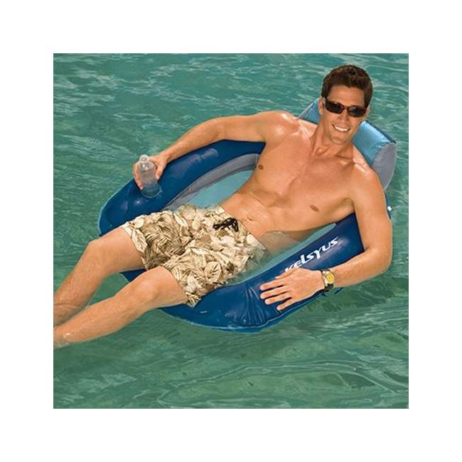 kelsyus floating pool lounger inflatable chair