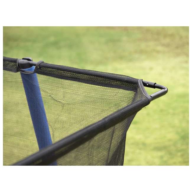JumpKing 10 x 14 Foot Large Trampoline & Safety Net Wall JKRC1014C3SB