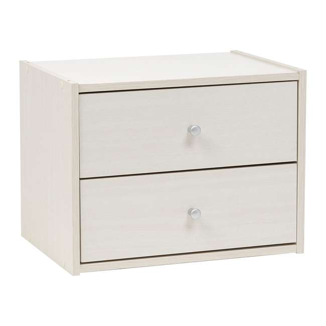 Iris Tachi Series Modular Wood Stacking Storage Drawer Box Cabinet