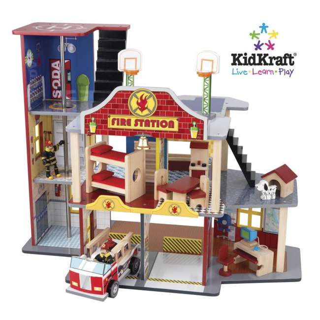 amazon kidkraft fire station