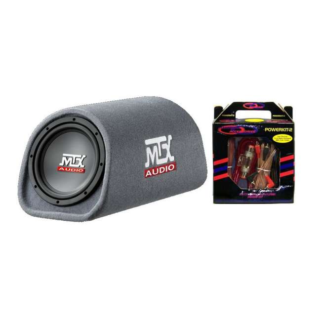 Mtx Audio RT8PT 8Inch 240W Subwoofer Enclosure Amplified Tube Box with