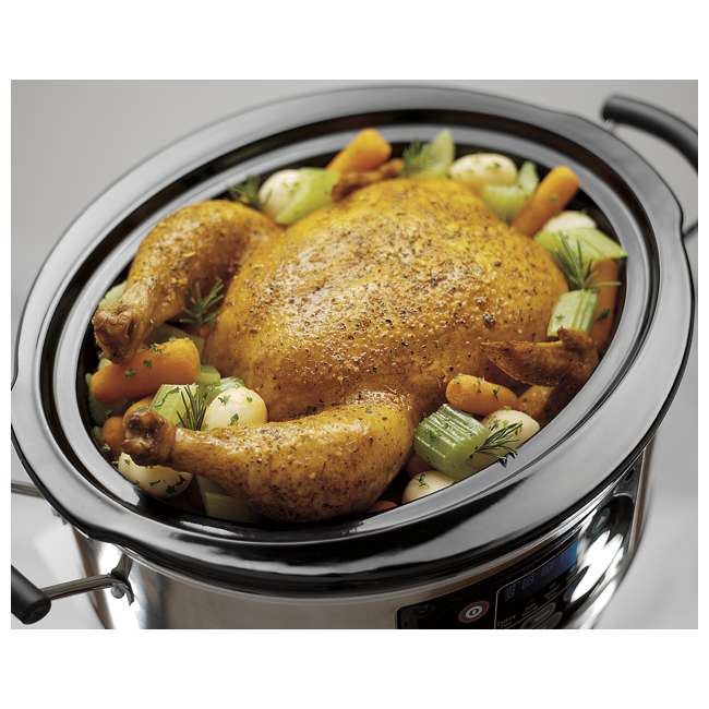 Hamilton Beach 33969 Set & Digital 6 Qt Programmable Slow Cooker