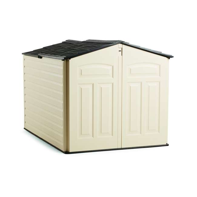 Rubbermaid 96 Cubic Feet Slide Lid Storage Shed 1800005