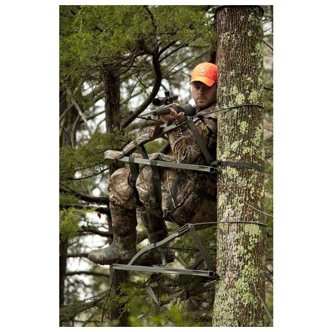 Summit 180 Max SD Self Climbing Treestand + Free Bow Holder 81116