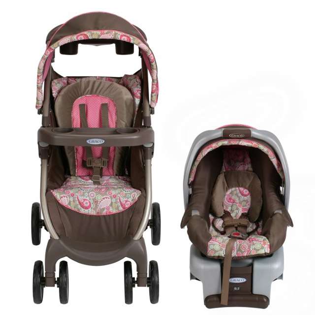 Graco FastAction Baby Stroller & SnugRide 30 Infant Car Seat Travel System 7AB01JAC3