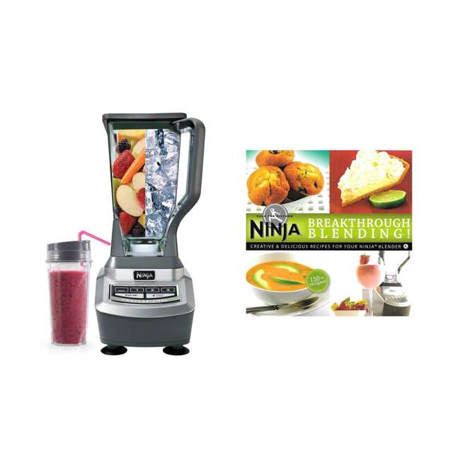 Ninja Professional 1100Watt Blender with 2 SingleServe Cups & 150