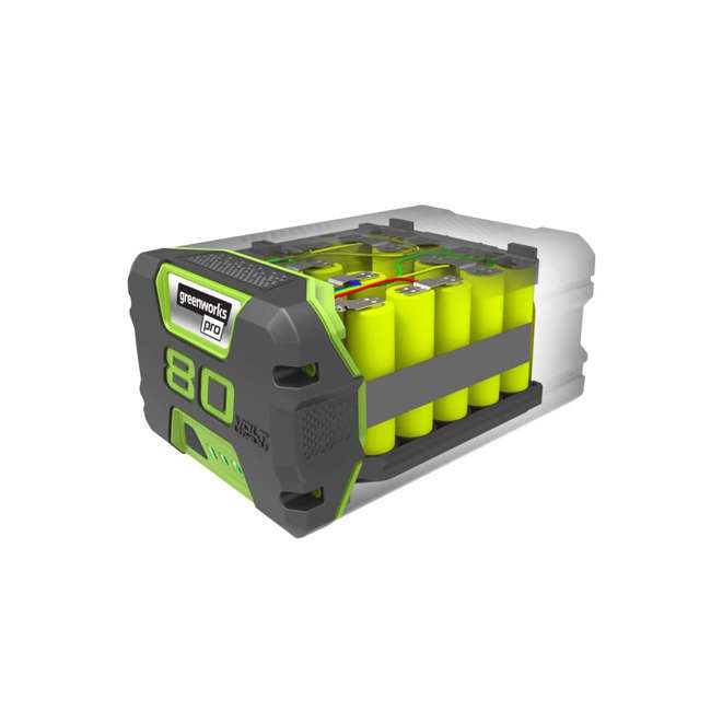 Greenworks 80 Volt 2.0 Ah LithiumIon Battery for Yard Tools BATT