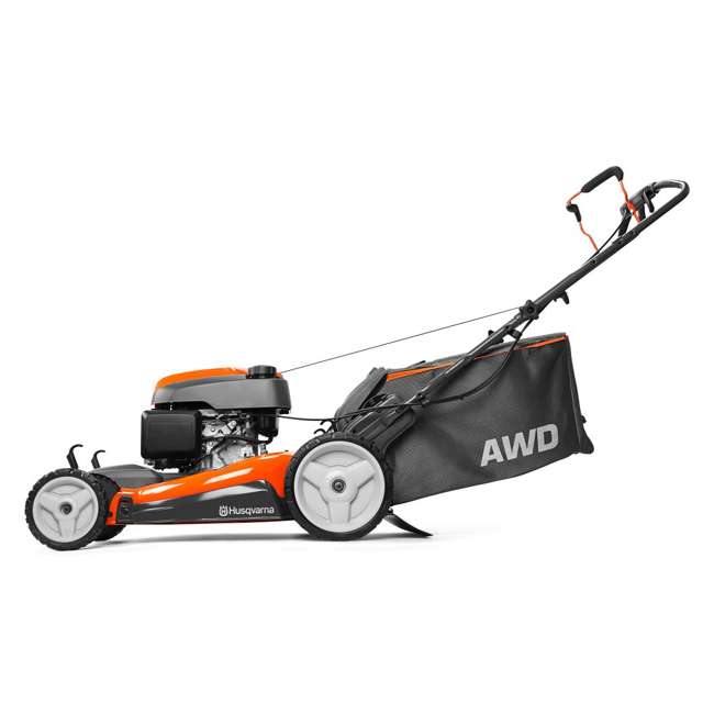 Husqvarna 190cc 22Inch SelfPropelled AWD 3In1 Gas Lawn Mower