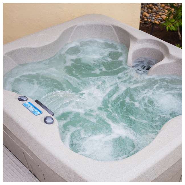 Aquaterra Benicia PlugIn 4Person Hot Tub Spa (Certified Refurbished