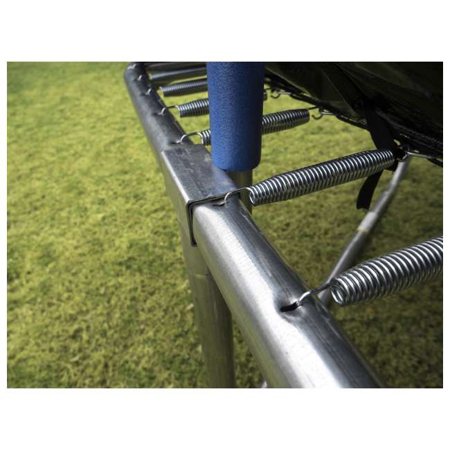 JumpKing 10 x 14 Foot Large Trampoline & Safety Net Wall JKRC1014C3SB