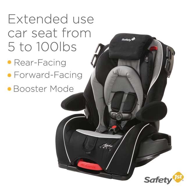 Safety 1st Alpha Omega Elite Convertible Car Seat CC106BPE