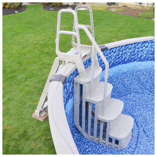 Main Access Ladder for Swimming Pools (2 Pack) + Smart Step 200700T