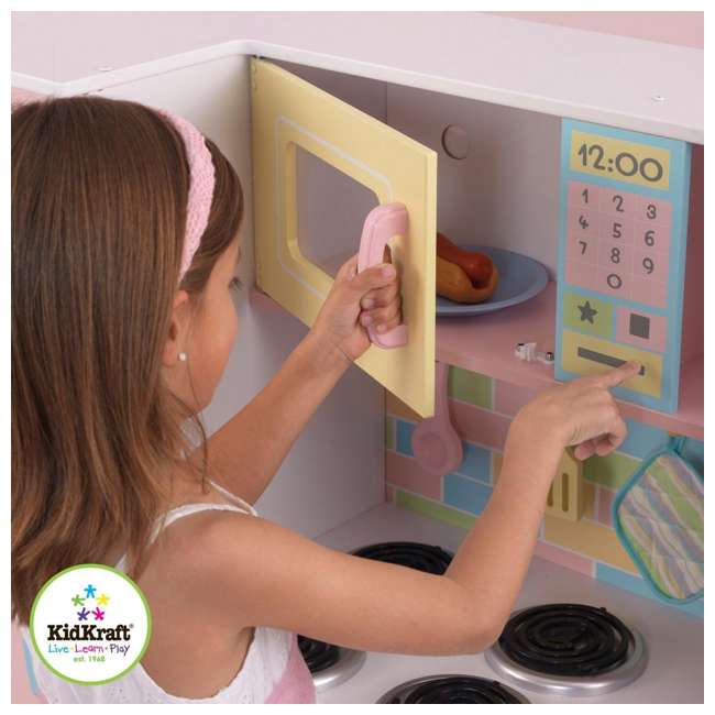 dinette kidkraft pastel