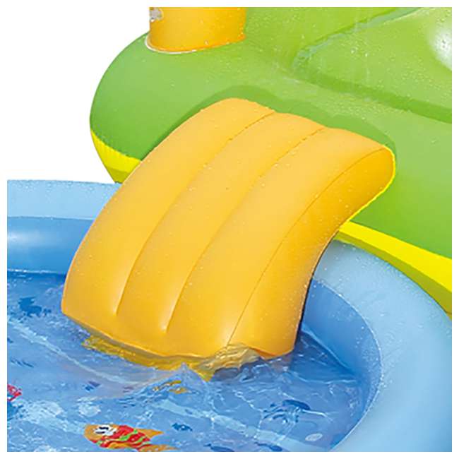 inflatable kiddie pool with slide
