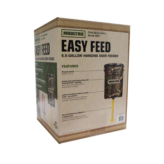 Moultrie 6 5 Gallon Easy Feed Self Dispensing Hanging Deer Feeder