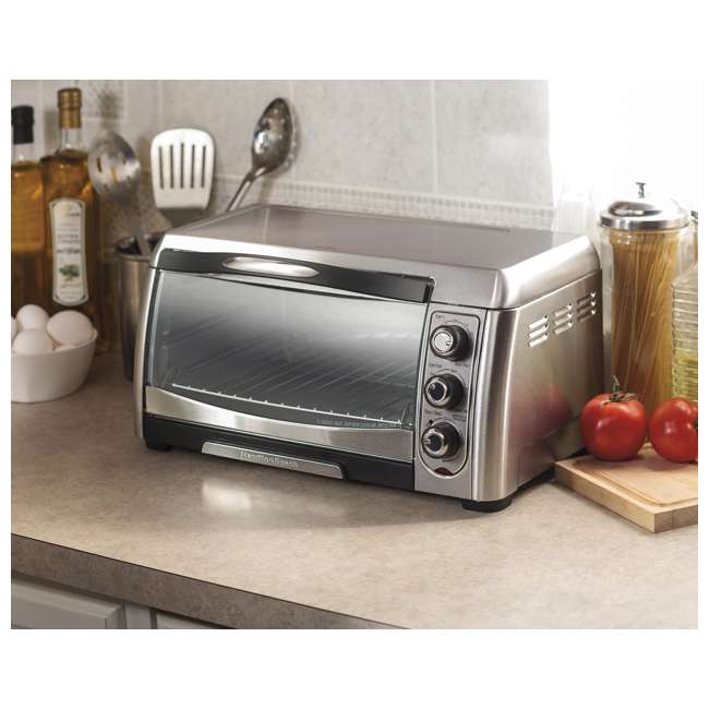 Hamilton Beach 31333 Stainless Steel 6 Slice Convection Toaster Oven