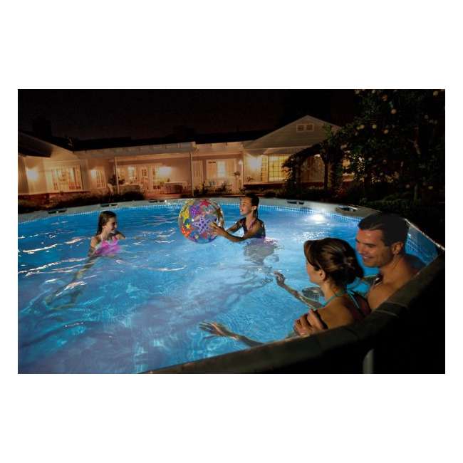 intex magnetic led pool light