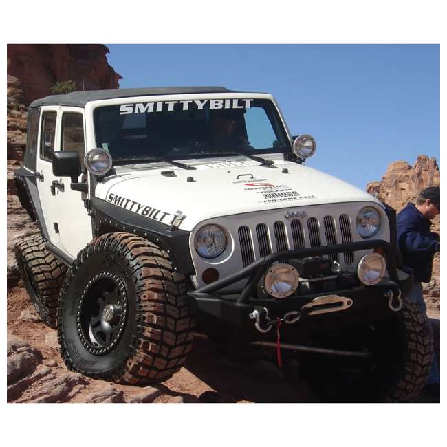 Smittybilt XRC Front Fender Armor for Jeep Wrangler, Rubicon & Unlimited 76880SMITTYBILT