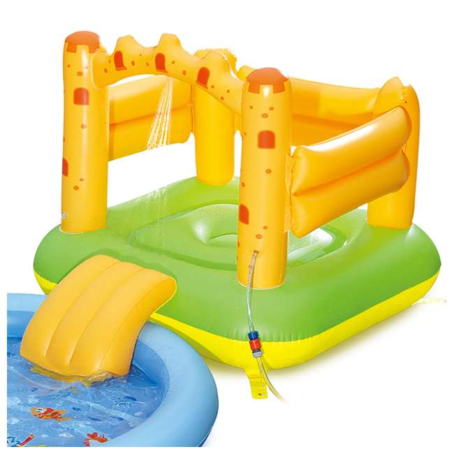 inflatable kiddie pool with slide