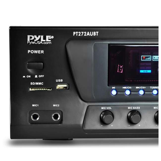 Pyle Stereo Amplifier Receiver with AM FM Tuner and Bluetooth PT272AUBT