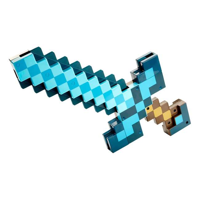 minecraft transforming pickaxe toy