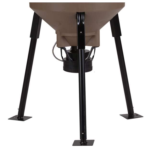 (2) Moultrie Feedcaster Pro Directional Tripod Auto Fish Feeders 30