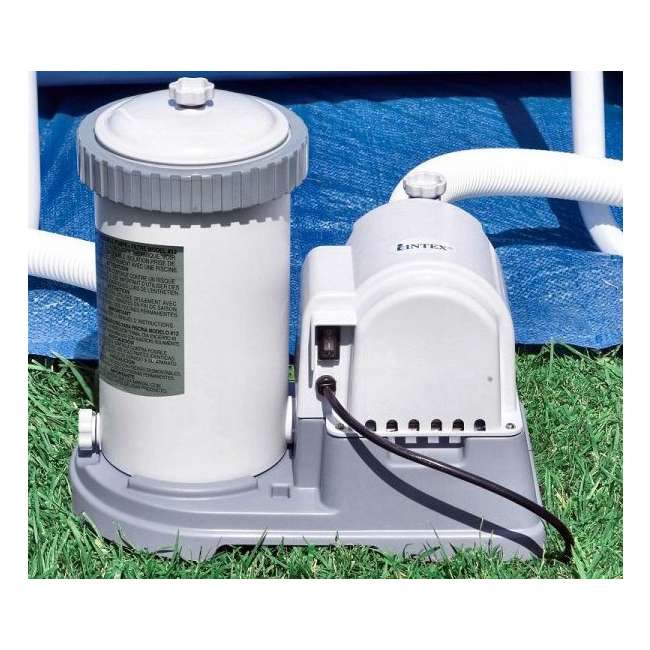Intex 633T 2500 GPH Swimming Pool Pump with 6 Type B Filter Cartridges