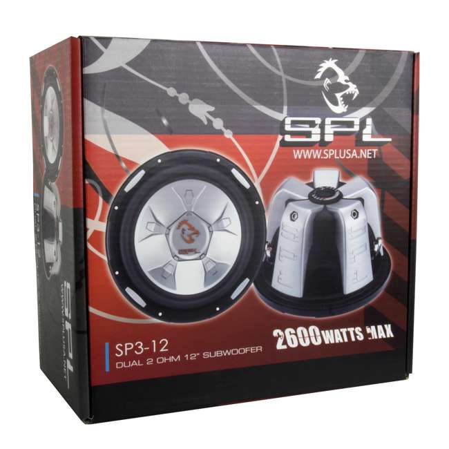 SPL AUDIO 12-Inch 2600W Subwoofer : SP312