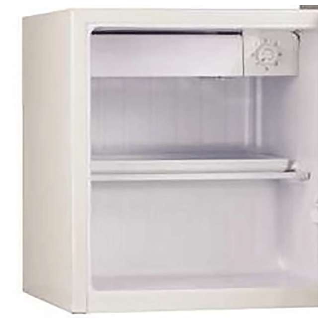 Black and Decker White Mini Fridge Refrigerator w/ Freezer BCRK17W