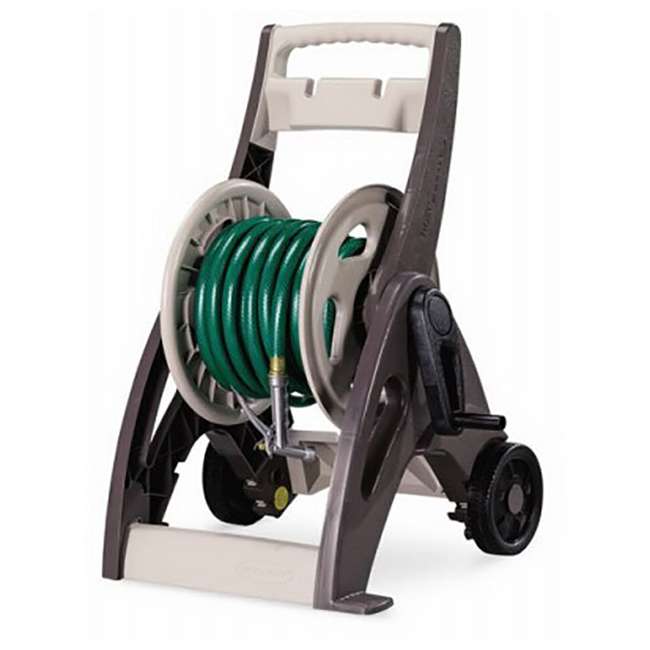 Suncast 175Foot Hosemobile Garden Hose Reel Cart with Leader Hose