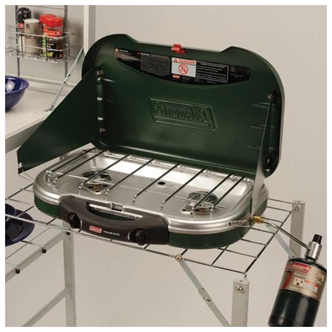 Coleman Pack Away Camp Kitchen W Food Prep Area Water Carrier