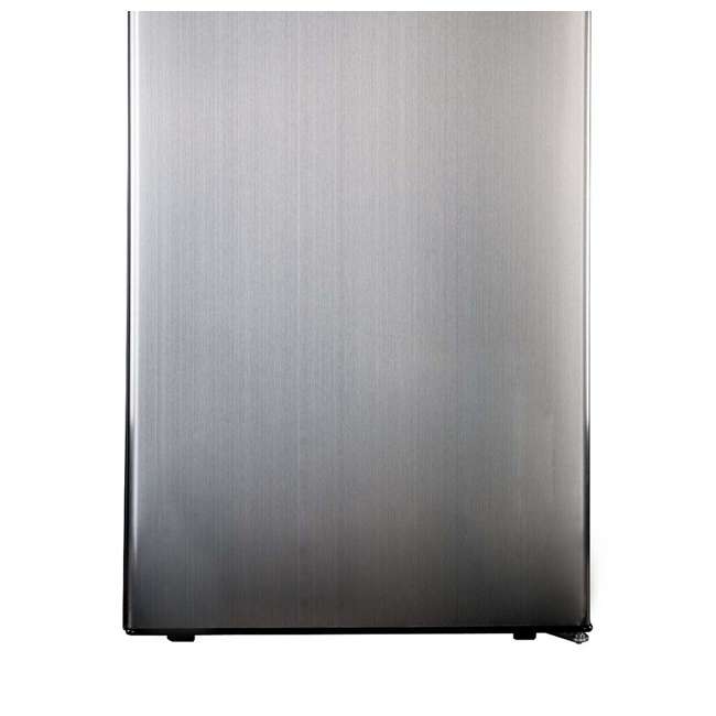 Haier Compact 4.5 Cubic Feet Mini Refrigerator/Freezer, Stainless Steel