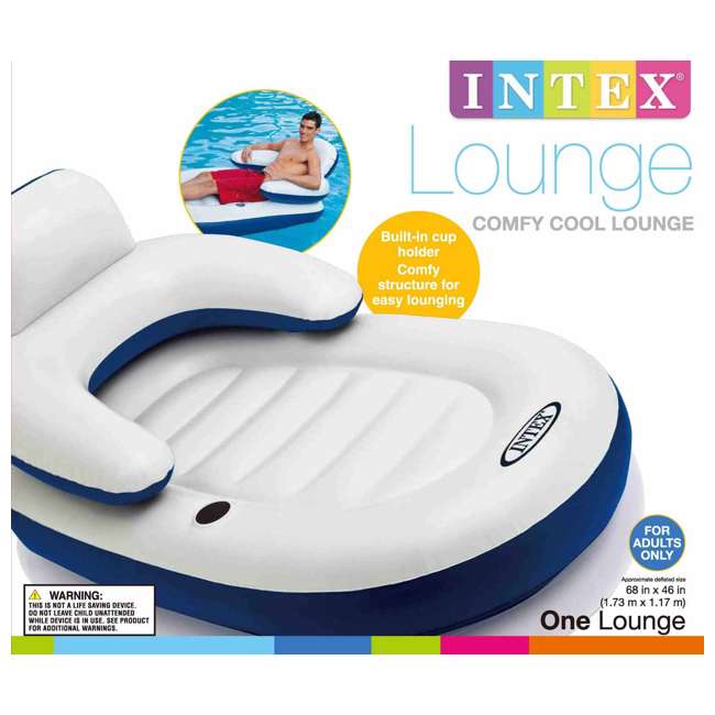intex inflatable floating lounge