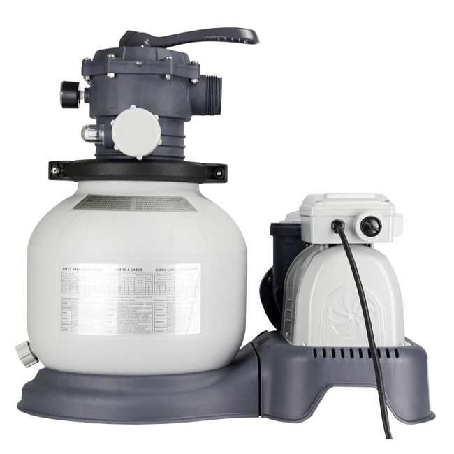 Intex 1200 GPH Krystal Clear Sand Filter Pool Pump & Saltwater
