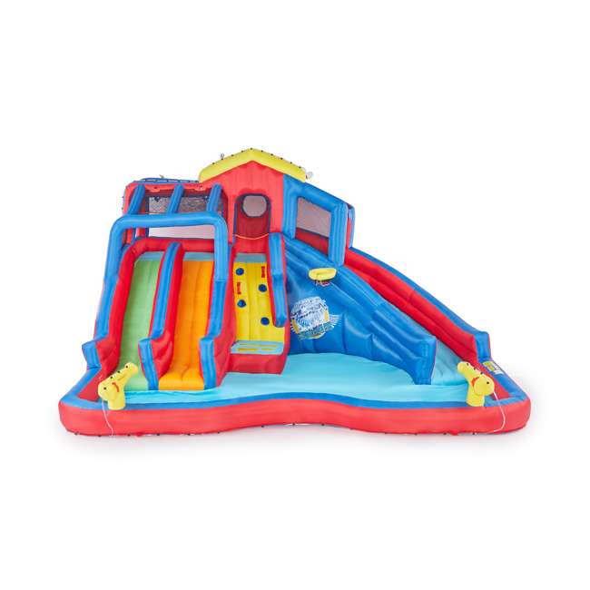 banzai hydro blast inflatable water park with slides and water cannons reviews
