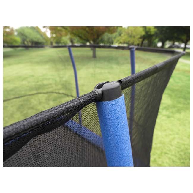 JumpKing 10 x 14 Foot Large Trampoline & Safety Net Wall JKRC1014C3SB
