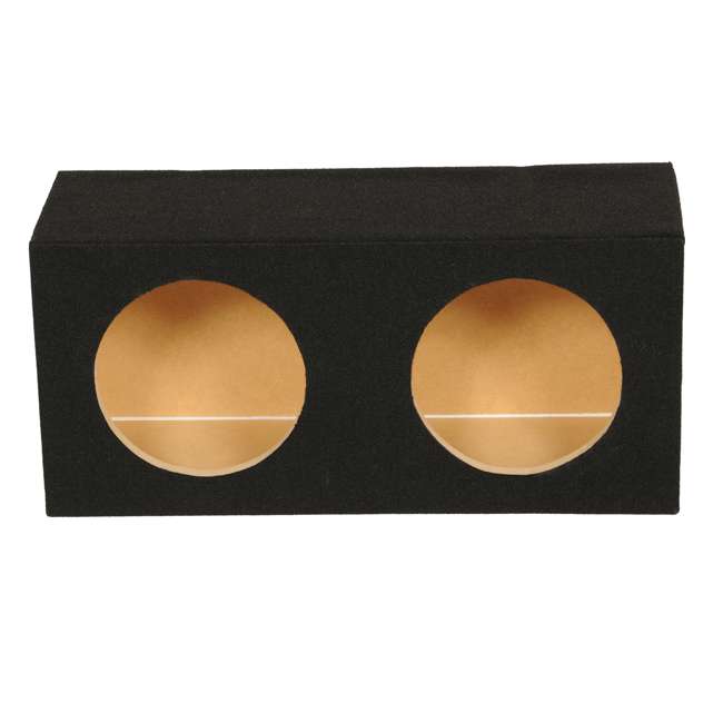Q Power Dual 8Inch Sealed Subwoofer Enclosure SOLO82HOLE