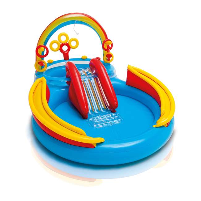 inflatable water play center