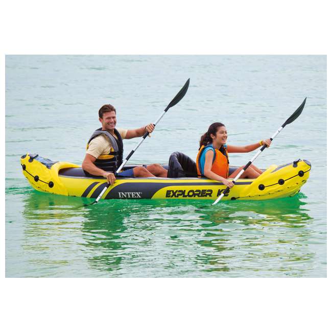 Intex Explorer K2 2Person Inflatable Kayak Set 68307EP