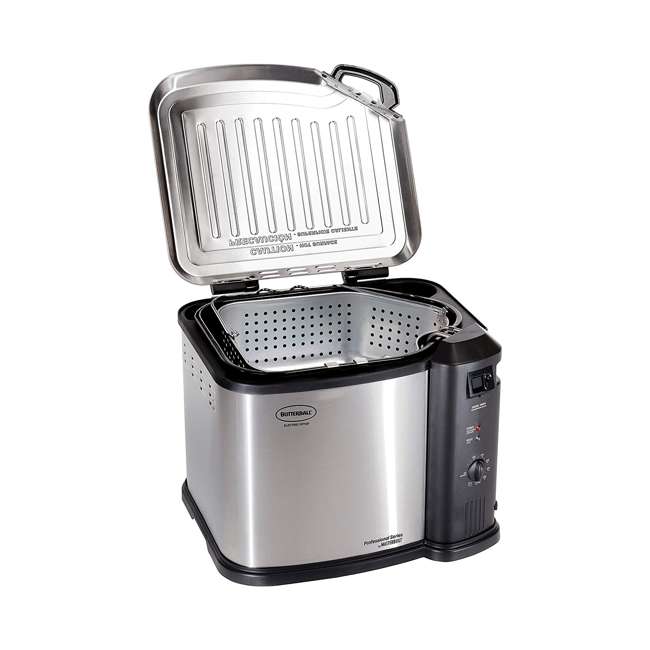 Masterbuilt Butterball XL Electric Turkey Fryer, Stainless Steel BB