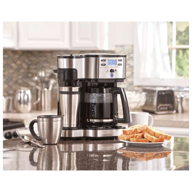 Hamilton Beach 2-Way Brewer & Grinder Kit | 49980Z + 80365