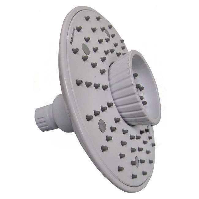 Pollenex Showerhead Pouring Rain Massaging Spa Shower Head