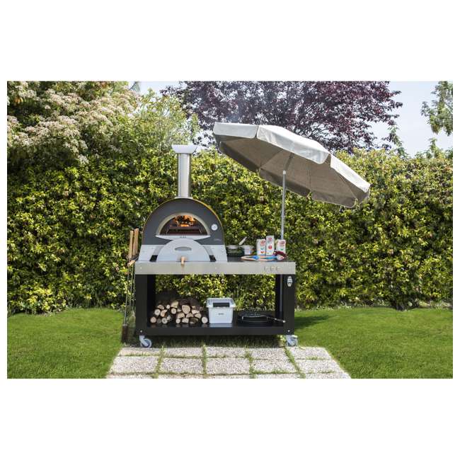 Alfa Ciao M 27 Inch Outdoor Countertop Wood Fired Pizza Oven