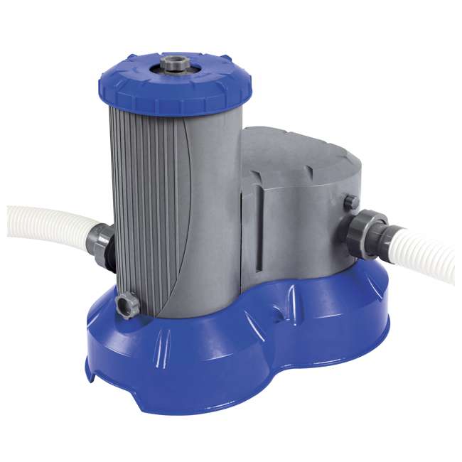 bestway depuradora cartucho pool pump filter ground above flow 2500 clear gph piscinas outlet