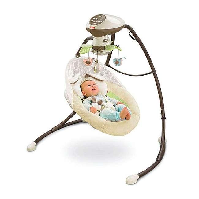Fisher Price My Little Snugabunny Baby Cradle & Swing V0099