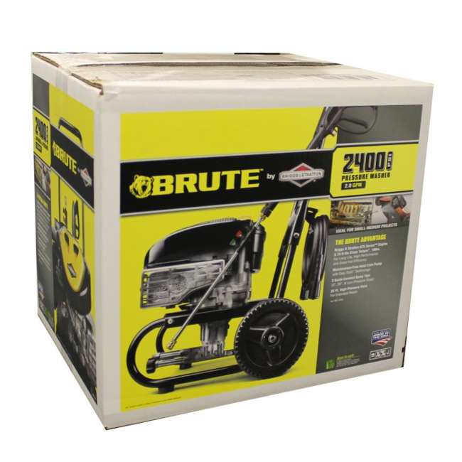 Brute 020426 2400 Psi 2.0 Gpm 190cc Gas Power Pressure Washer F020426NEW