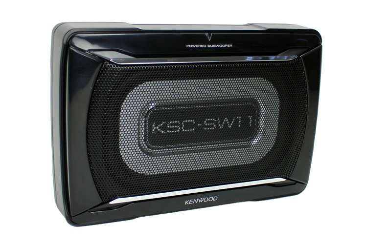 Kenwood 81/4Inch x 51/8Inch 150W Powered Subwoofer Enclosure KSC